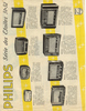 Philips Série des étoiles 1951-1952 (jaune) Dépliant publicitaire