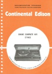 Continental Edison CT 9632 • Manuel de service