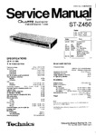 Technics ST-Z450L • Manuel de service