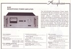 Accuphase M-60 • Caractéristiques