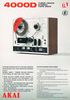 Akai 4000D • Publicité
