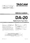 Teac DA-20 • Manuel de service