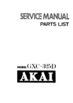 Akai GXC-325 D Manuel de service