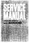 Akai 4000D • Manuel de service