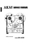 Akai GX-625 • Manuel de service