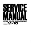 Akai M-10 • Manuel de service (33 pages)