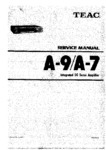 Teac A-9 et A-7 • Manuel de service