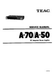 Teac A-70 et A-50 • Manuel de service