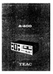 Teac A-400 • Manuel de service