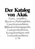Akai Catalogue 1978
