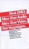Akai Catalogue 1983