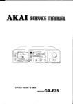 Akai GX-F35 • Manuel de service