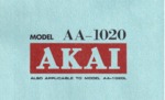 Akai AA-1020 et AA-1020 L • Manuel de service (25 pages)