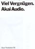 Akai Catalogue 1980 (Audio) /10 pages