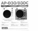 Akai Akai AP-D30 et AP-D30C Mode d'emploi