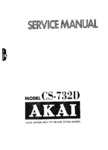 Akai CS-732 D • Manuel de service
