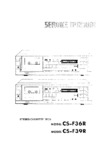 Akai CS-F36R et CS-F39R • Manuel de service