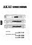 Akai DT-320 - Manuel de service
