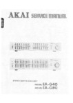 Akai EA-G40 et EA-G80 • Manuel de service