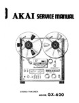 Akai GX-620 • Manuel de service