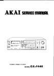 Akai GX-F44R • Manuel de service