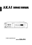Akai GX-F91 • Manuel de service