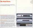 Akai DT-A2, DT-220 et DT-M33 • Extrait catalogue 1984/1985 (en allemand)