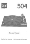 Manuel de service - Service manual