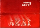 Akai Catalogue 1986-1987