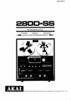 Akai 280 D-SS • Mode d'emploi (JPG, en allemand)