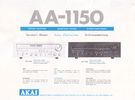 Akai AA-1150 • Mode d'emploi (JPG)