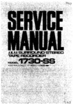 Akai 1730-SS et 1730 D-SS • Manuel de service
