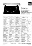 Dual CS 430 Manuel de service