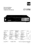 Manuel de service - Service manual