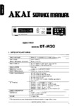 Akai DT-M20 - Manuel de service
