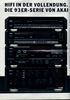 Akai AT-93, CD-93, GX-95 et AM-93 • Extrait catalogue 1989 (en allemand)