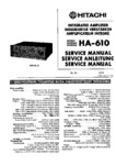 Hitachi HA-610 • Manuel de service