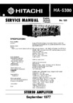 Hitach HA-5300 • Manuel de service