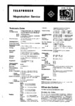 Telefunken M 205 et M 207 • Manuel de service (en allemand)