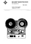 Telefunken M 5 C • Manuel de service (en allemand)