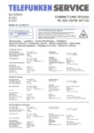 Telefunken RC 900 CD et HP 207 CD • Manuel de service