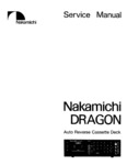 Nakamichi Dragon • Manuel de service
