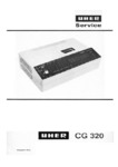Uher CG 320 Stereo • Manuel de service (en allemand)