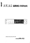Service manual Akaï AM-A3