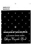 Marantz SD 1010, SD 1020 et SD 3020 • Manuel de service