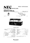 NEC K 537 E • Manuel de service