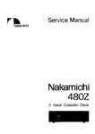 Nakamichi 480Z • Manuel de service