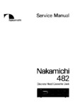 Nakamichi 482 • Manuel de service