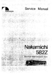Nakamichi 582Z • Manuel de service