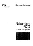Nakamichi 620 • Manuel de service
